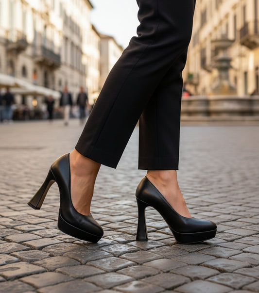 DECOLLETE' NERO PLATEAU