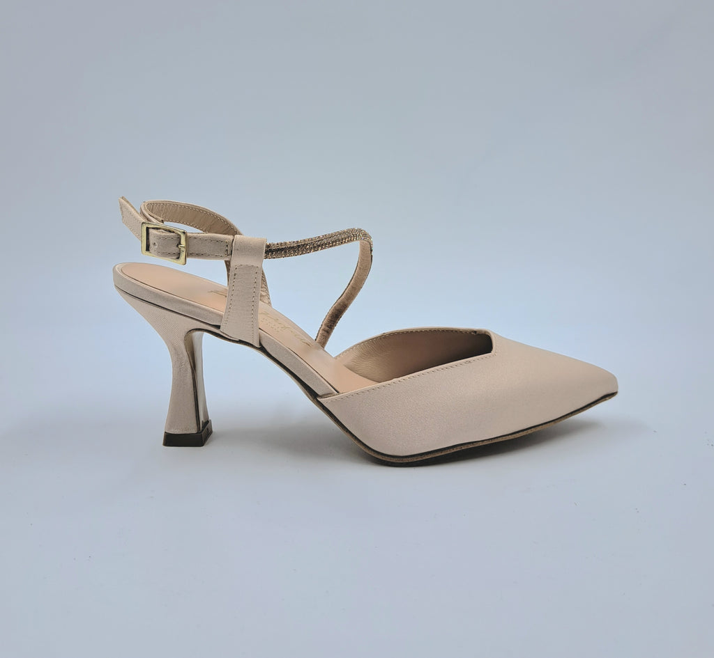SANDALI CHANEL RASO STRASS CIPRIA CITRO CALZATURE