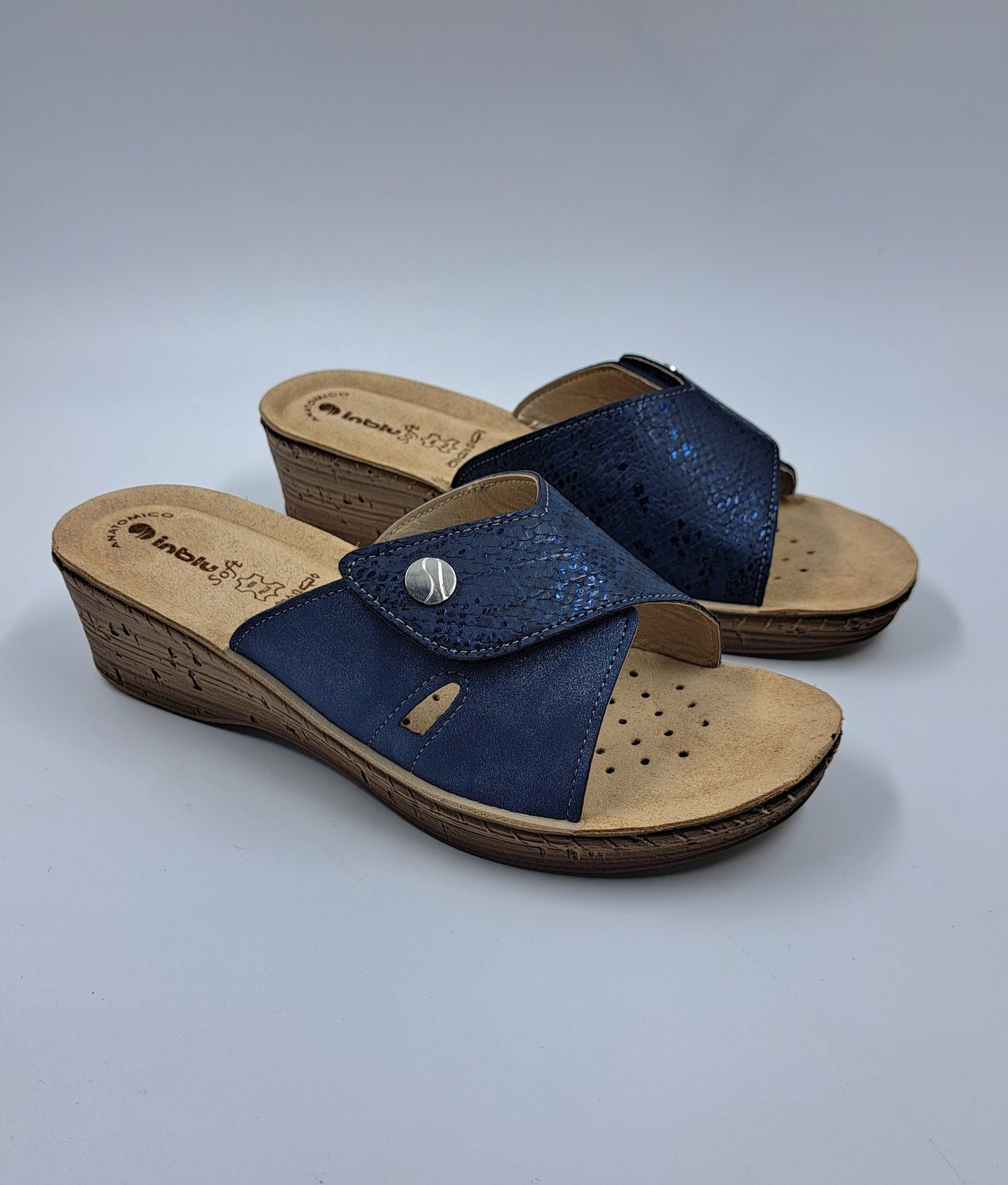 PANTOFOLE INBLU FASCIA STRAPPO BLU