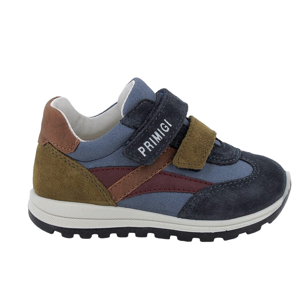 SNEAKERS SCAMOSCIATA PRIMIGI BLU