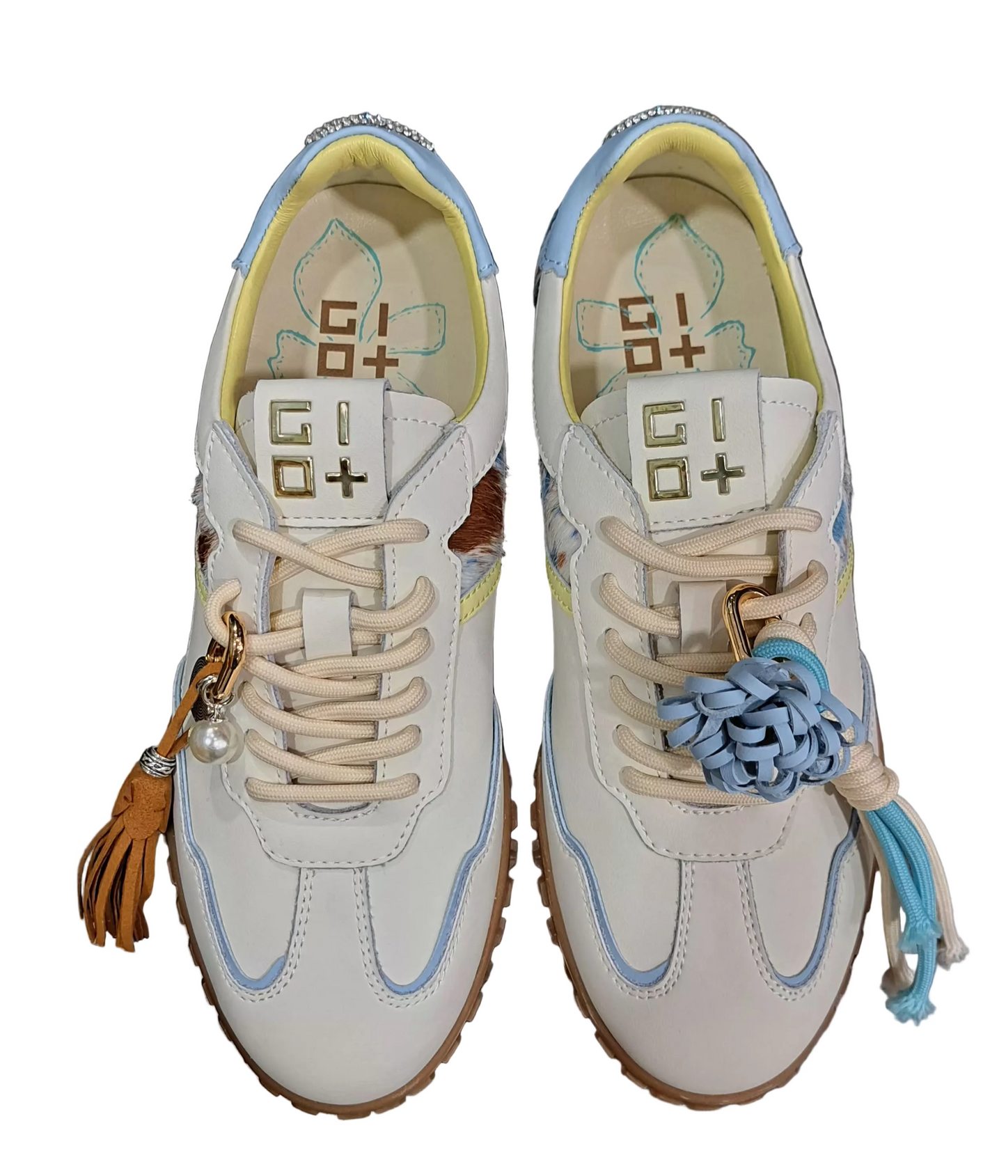 SNEAKERS PELLE GIO+ INSERTO MUCCA