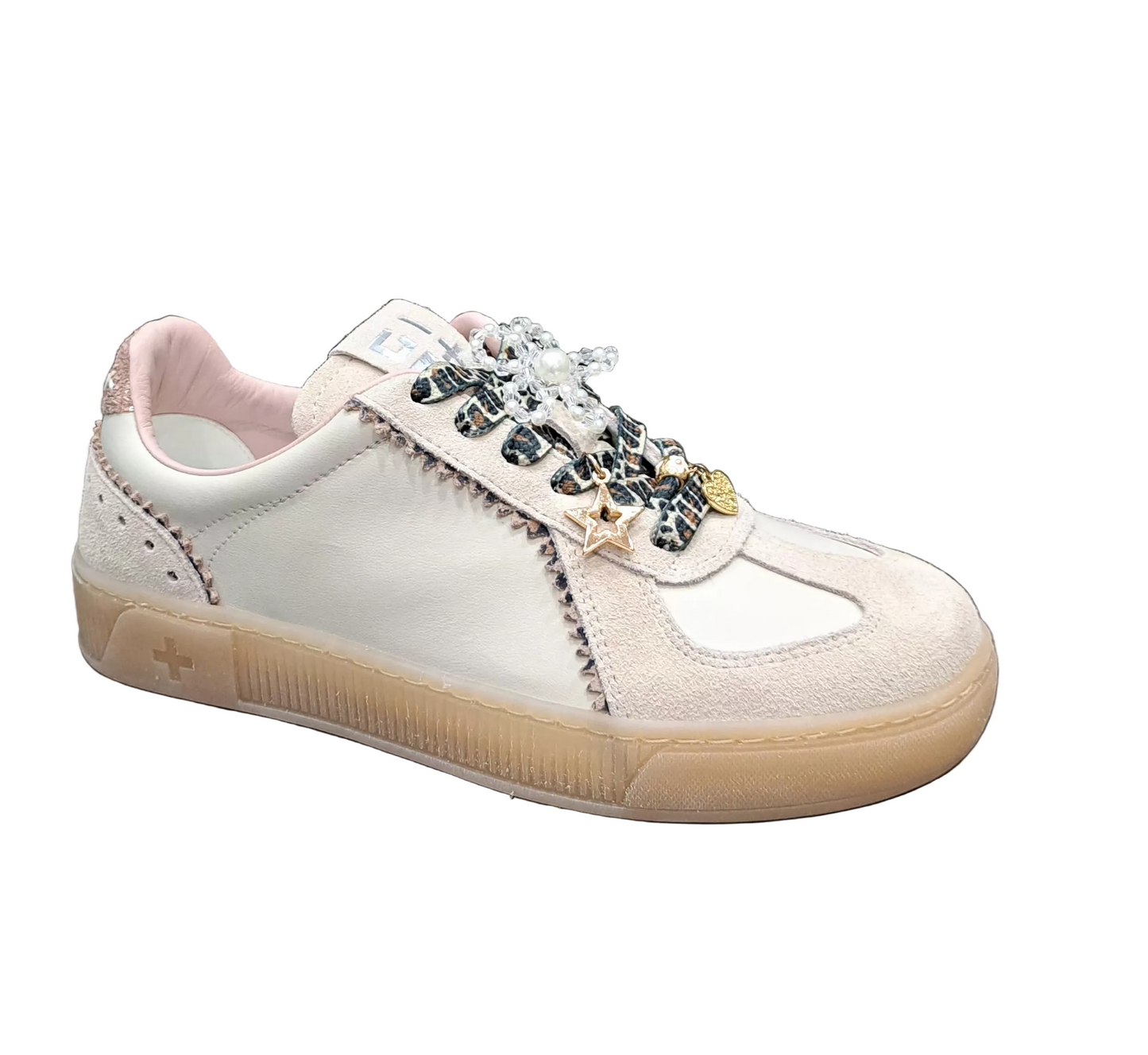 SNEAKERS PELLE GIO+ INSERTO LEOPARDO
