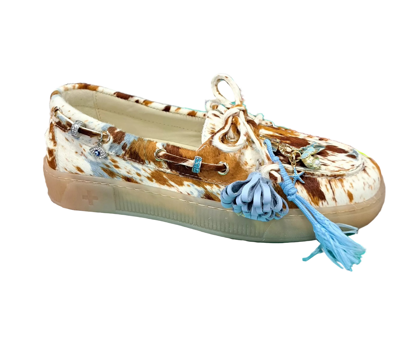 MOCASSINI PELLE  GIO+ CHARMS CONCHIGLIE