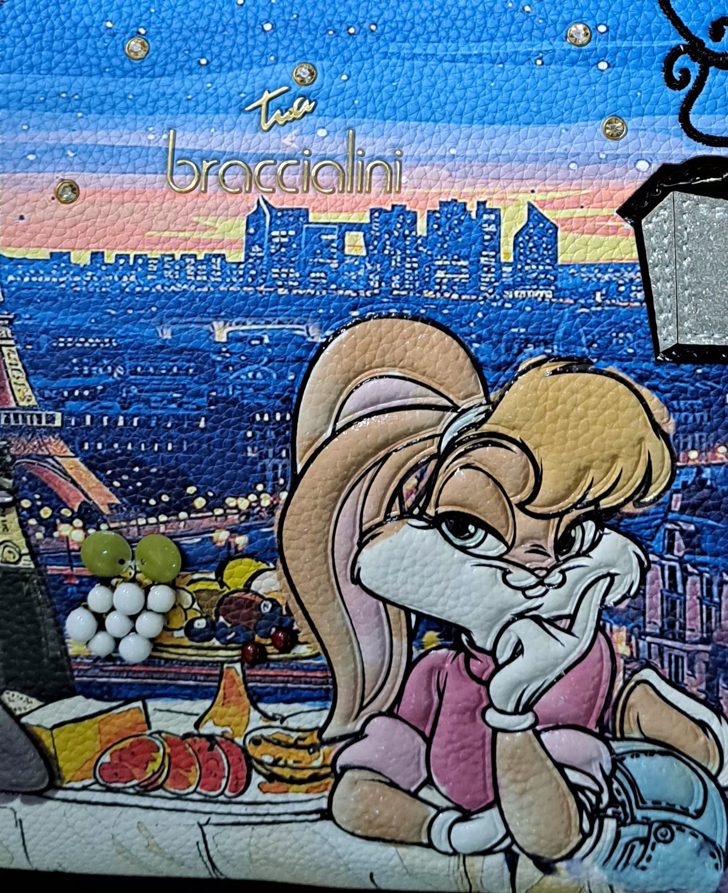 BORSE A MANO BRACCIALINI CARTOLINE LT LOONEY TUNES BUGS BUNNY E LOLA A PARIGI