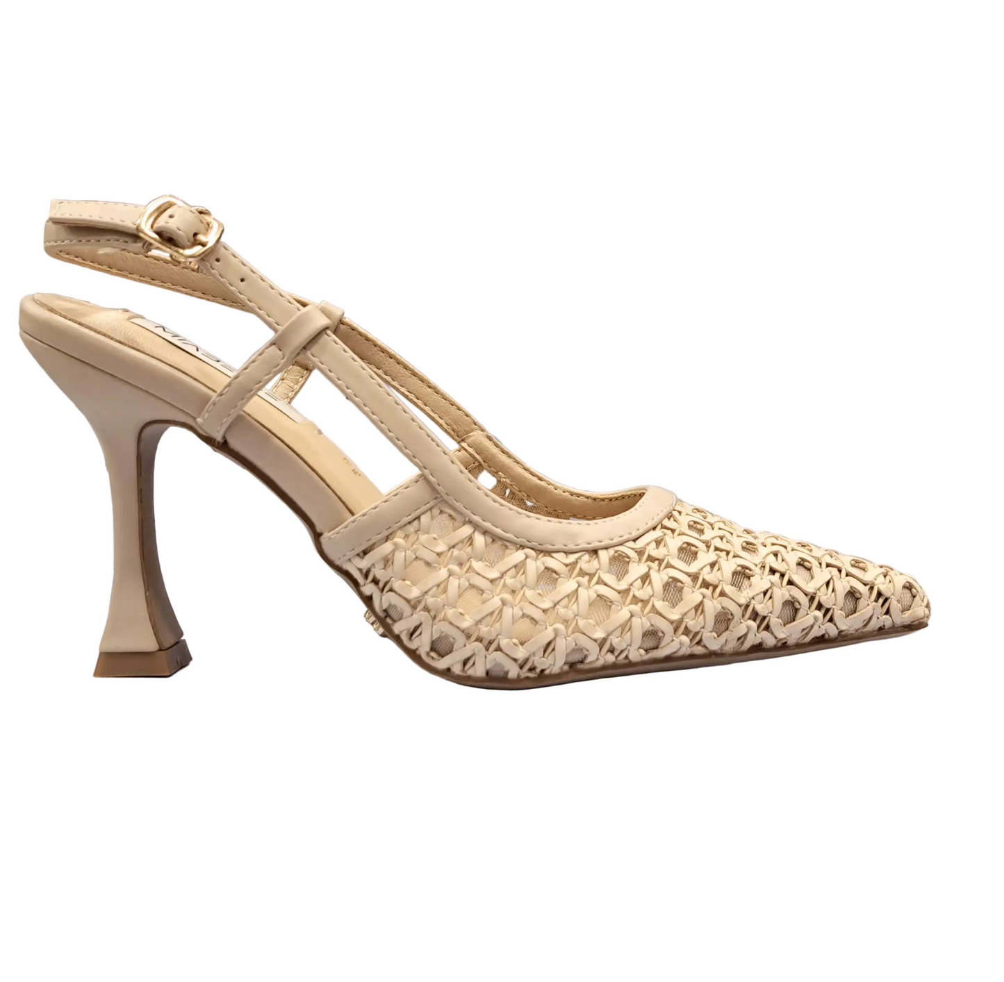 DECOLLETE' SLINGBACK MIABELLE RAFFIA NUDE