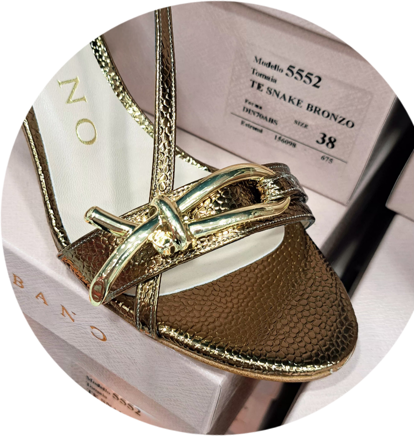 SANDALI FASCIA ALBANO NODO METALLICO BRONZO