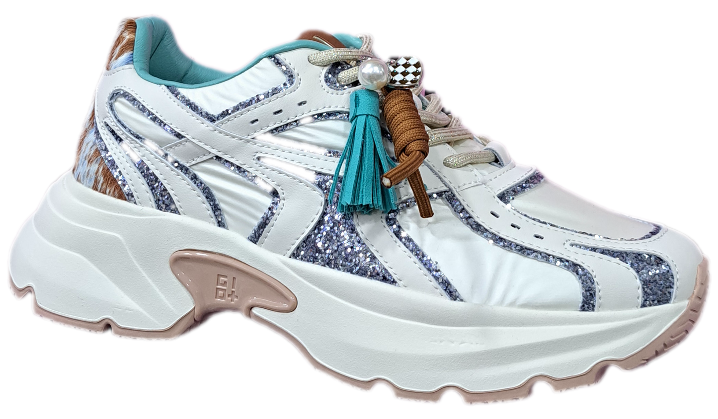 SNEAKERS PELLE DALIA GIO+ GLITTER