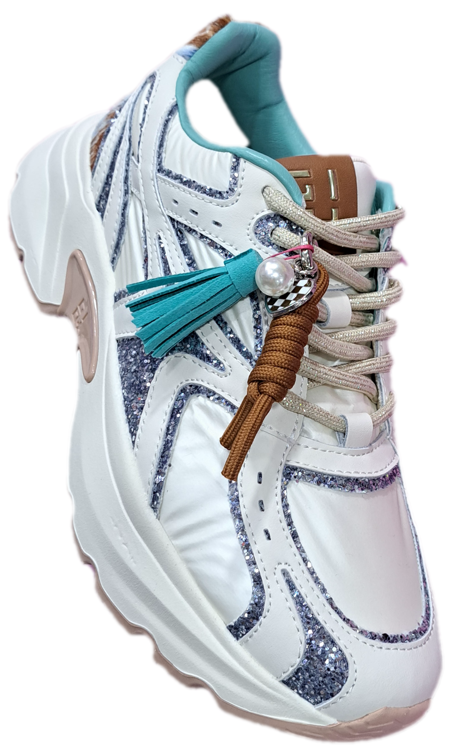 SNEAKERS PELLE DALIA GIO+ GLITTER