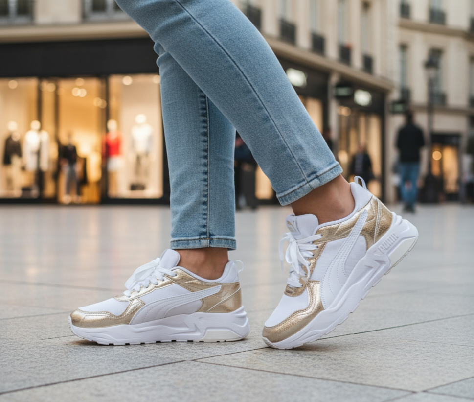 SNEAKERS TRINITY 2 METALLIC WHISPER GOLD