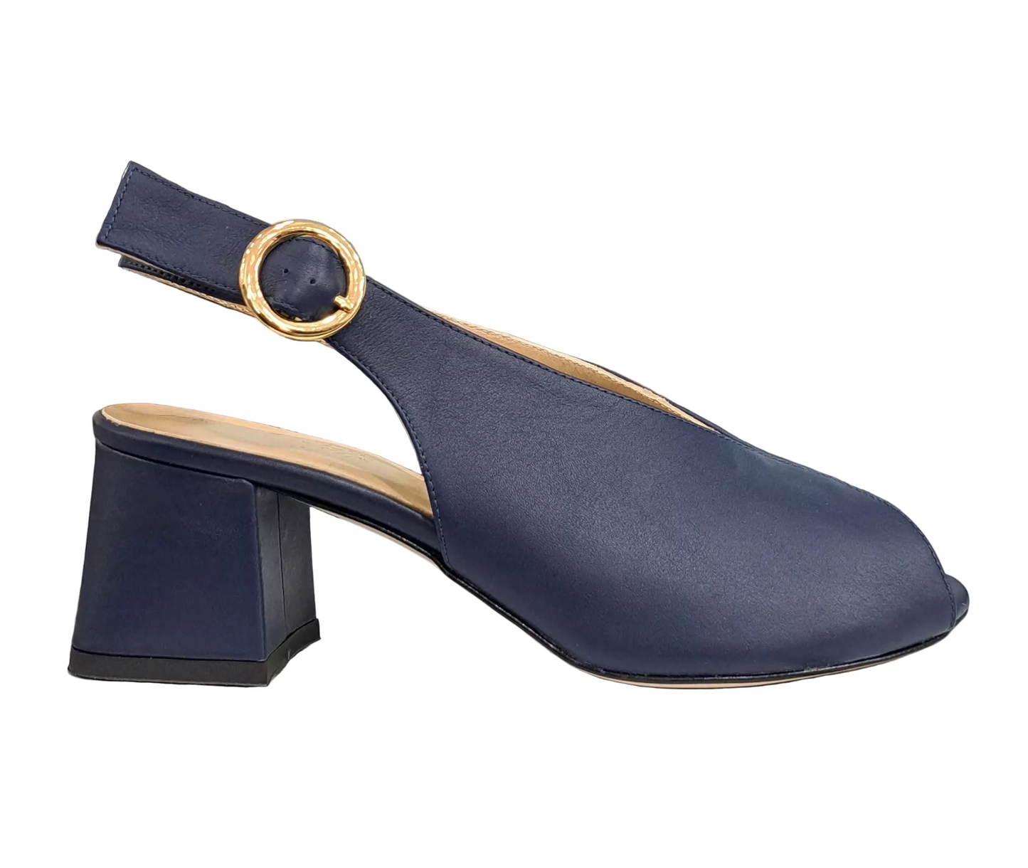 SANDALI FASCIATI MADE IN ITALY BLU