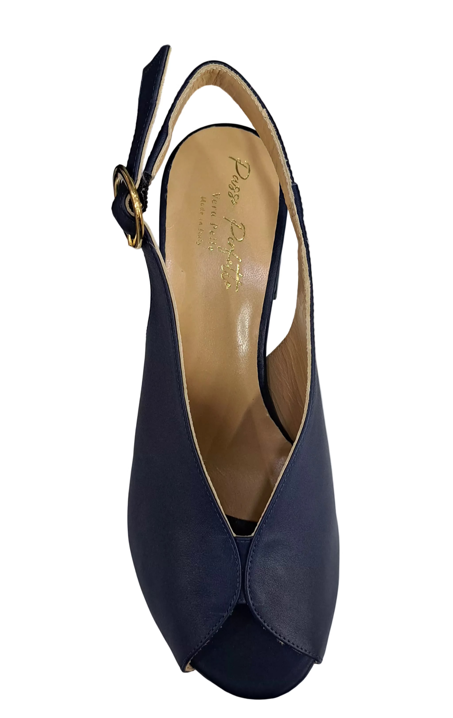SANDALI FASCIATI MADE IN ITALY BLU