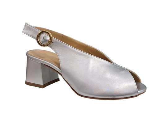 SANDALI FASCIATI MADE IN ITALY ARGENTO