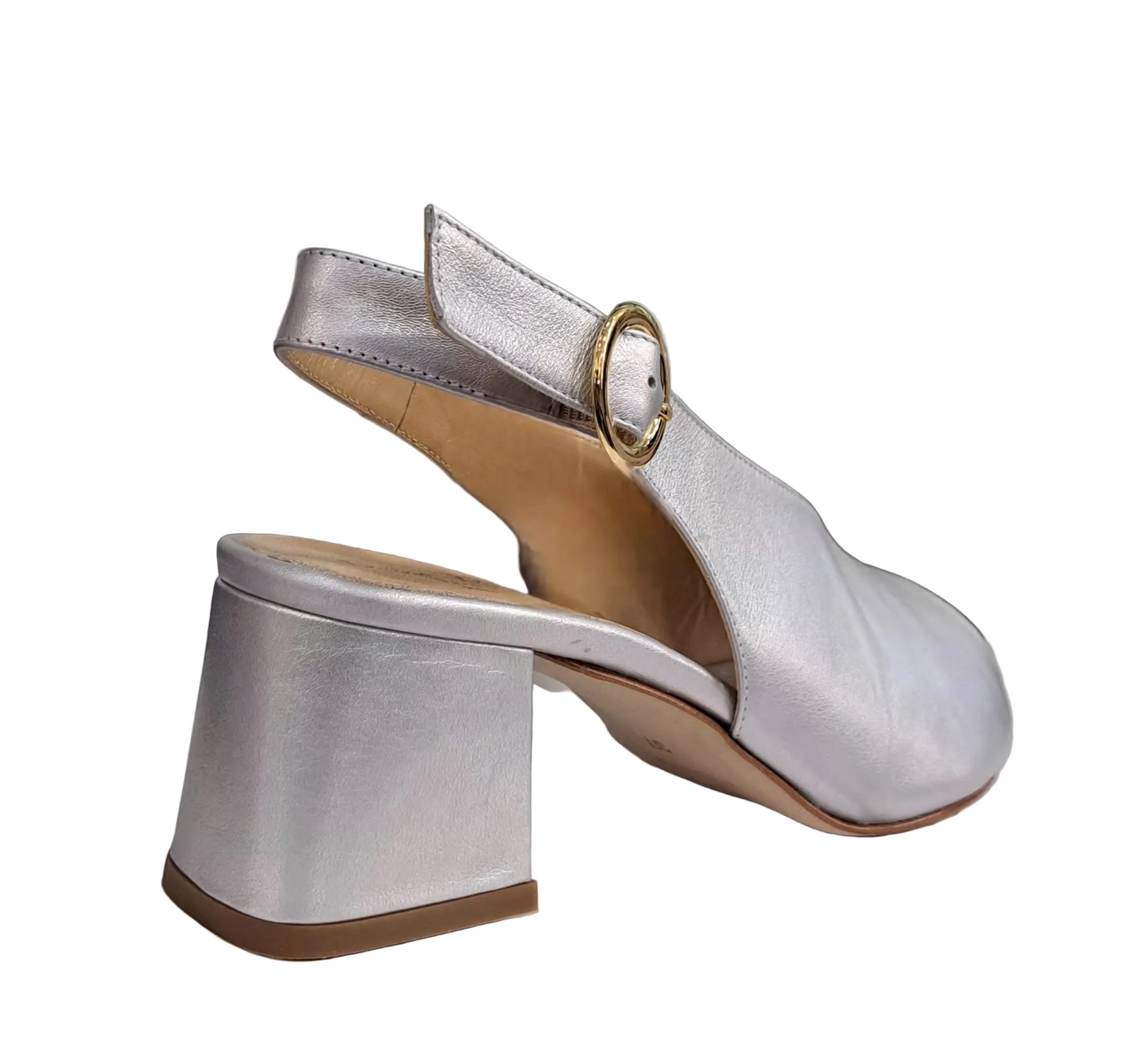 SANDALI FASCIATI MADE IN ITALY ARGENTO