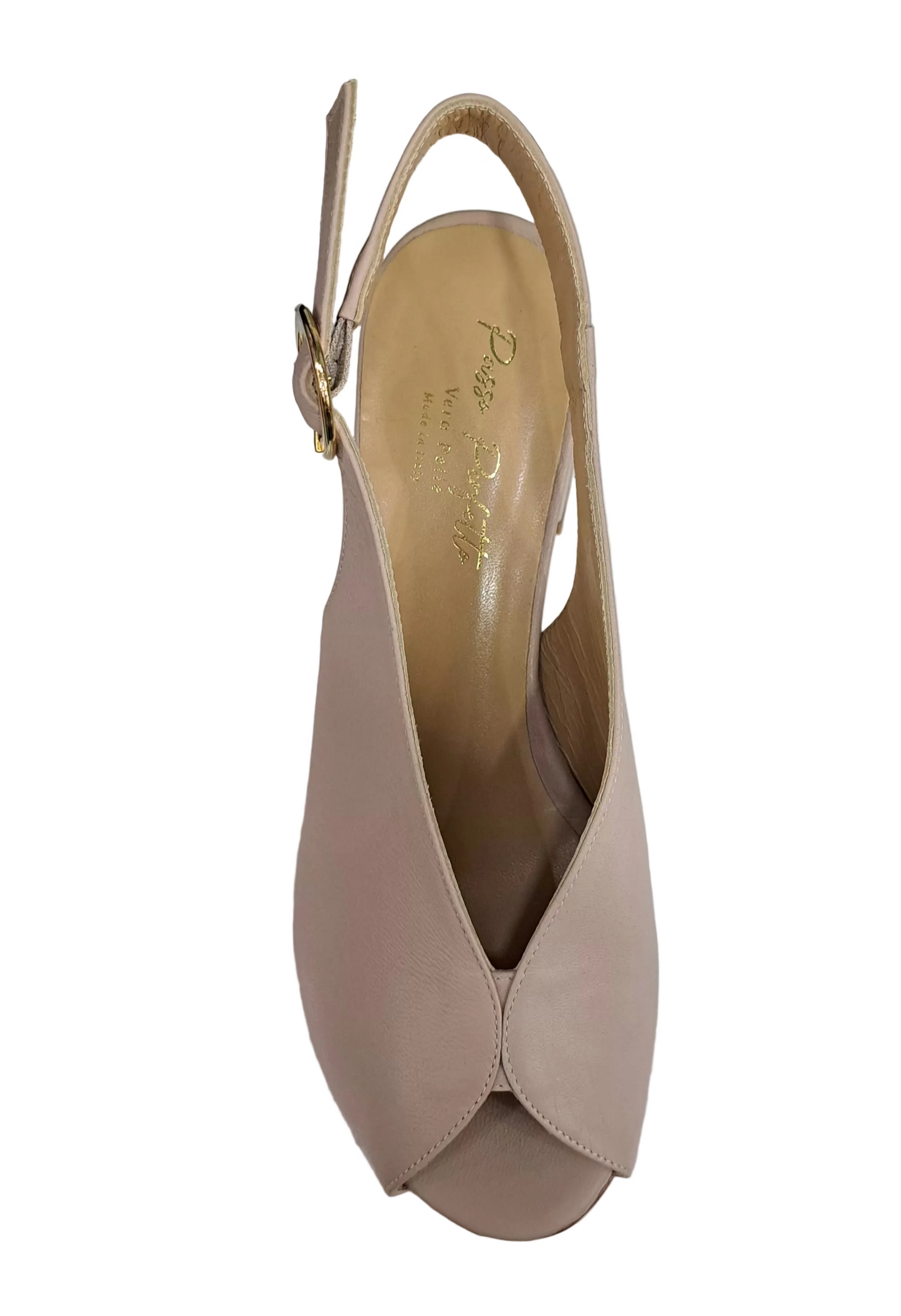 SANDALI FASCIATI MADE IN ITALY NUDE