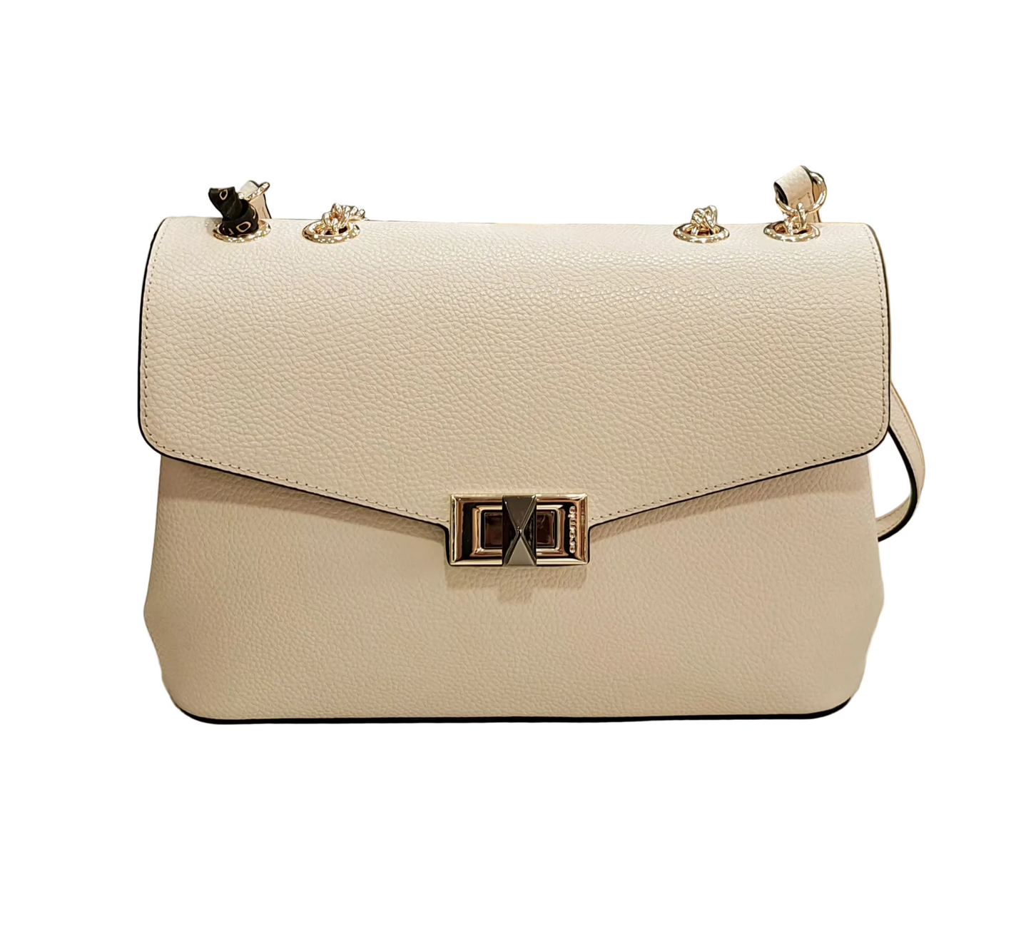 TRACOLLE MINA PELLE CROMIA BEIGE