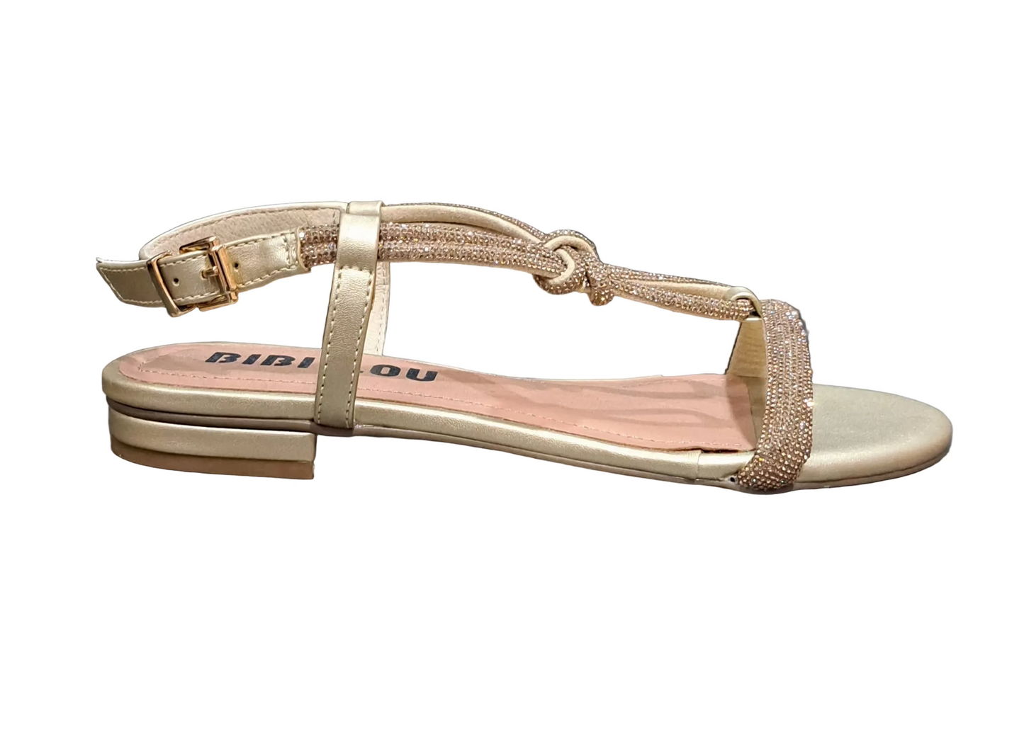 SANDALI FLAT BIBI LOU MYNA GOLD