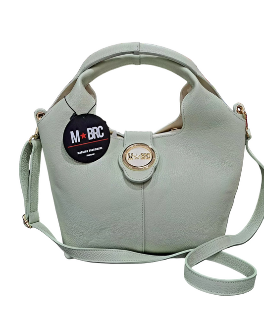 BORSA A SPALLA DOUBLE M*BRC ACQUA