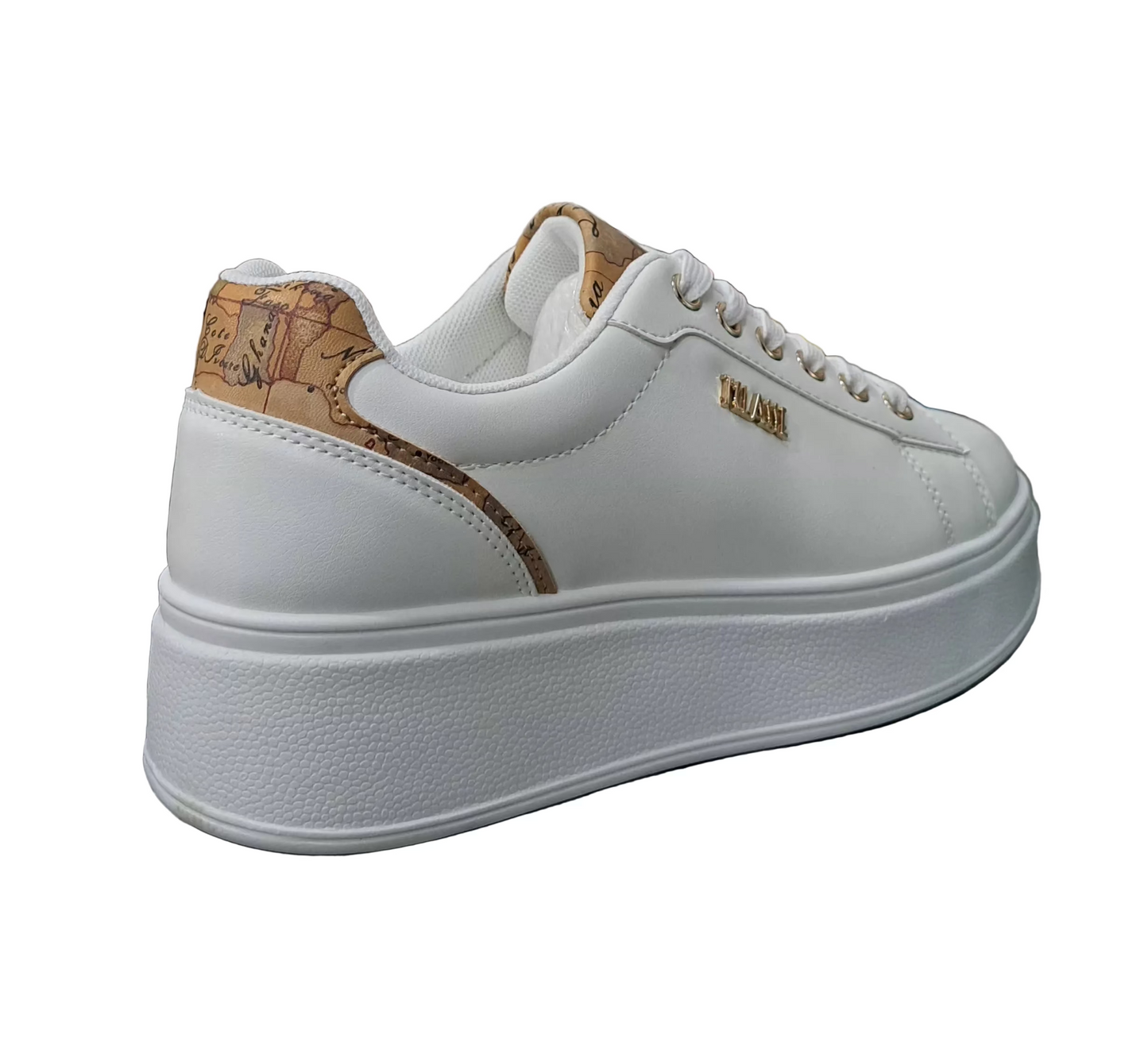 SNEAKERS ALVIERO MARTINI BIANCA PLATFORM