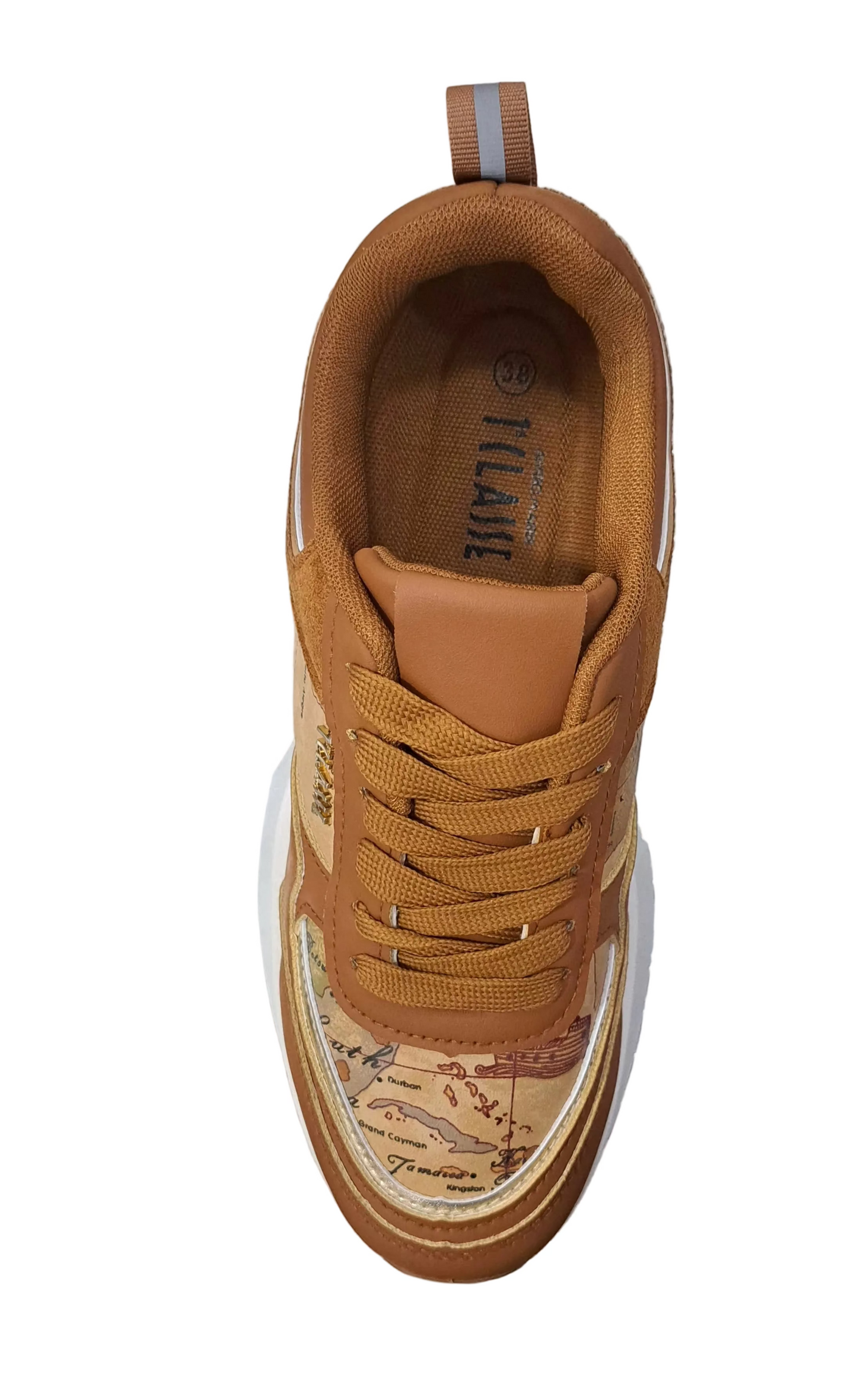 SNEAKERS ALVIERO MARTINI GEO DETTAGLI GOLD NATURAL
