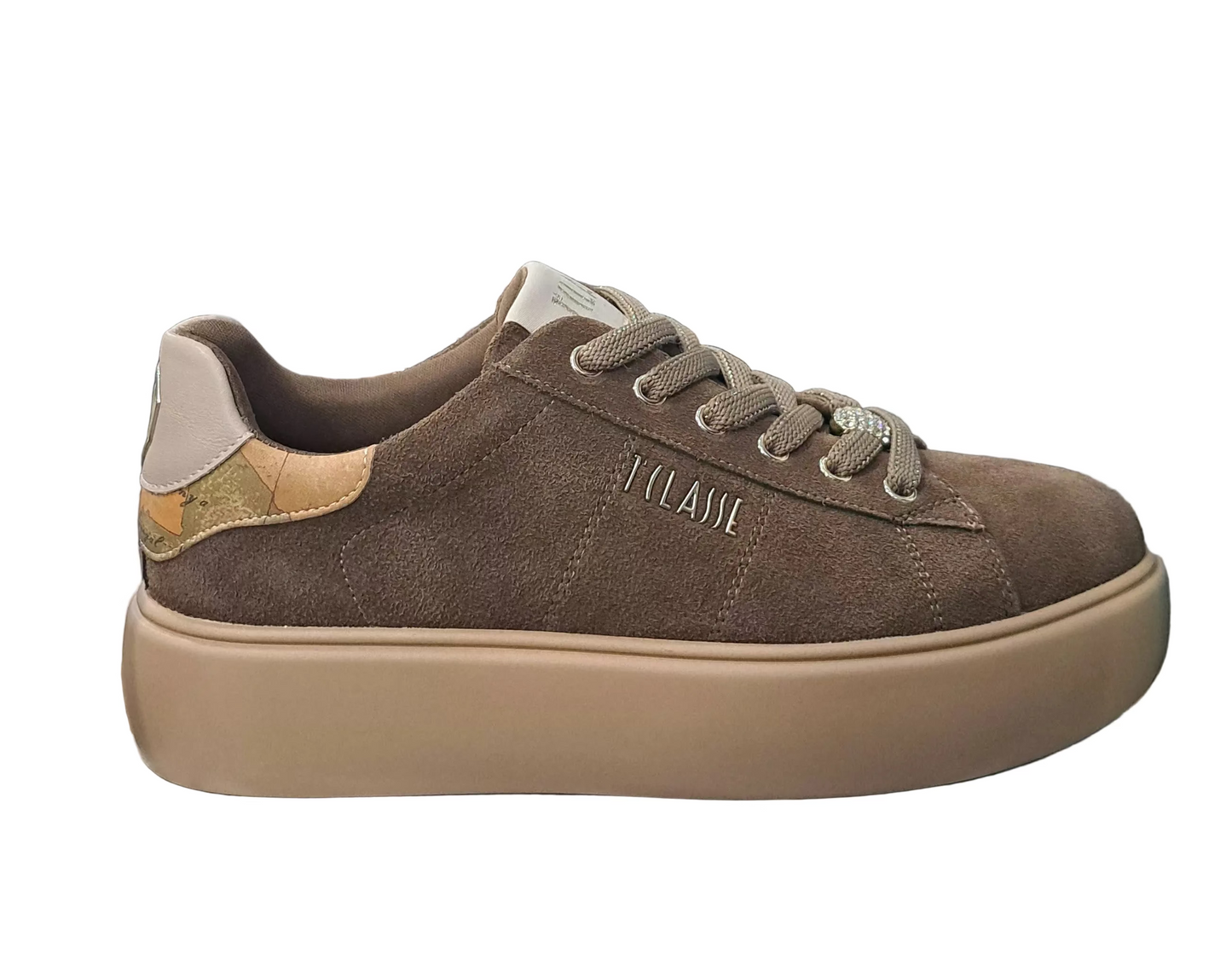 SNEAKERS ALVIERO MARTINI PELLE DARK BROWN