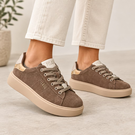 SNEAKERS ALVIERO MARTINI PELLE DARK BROWN