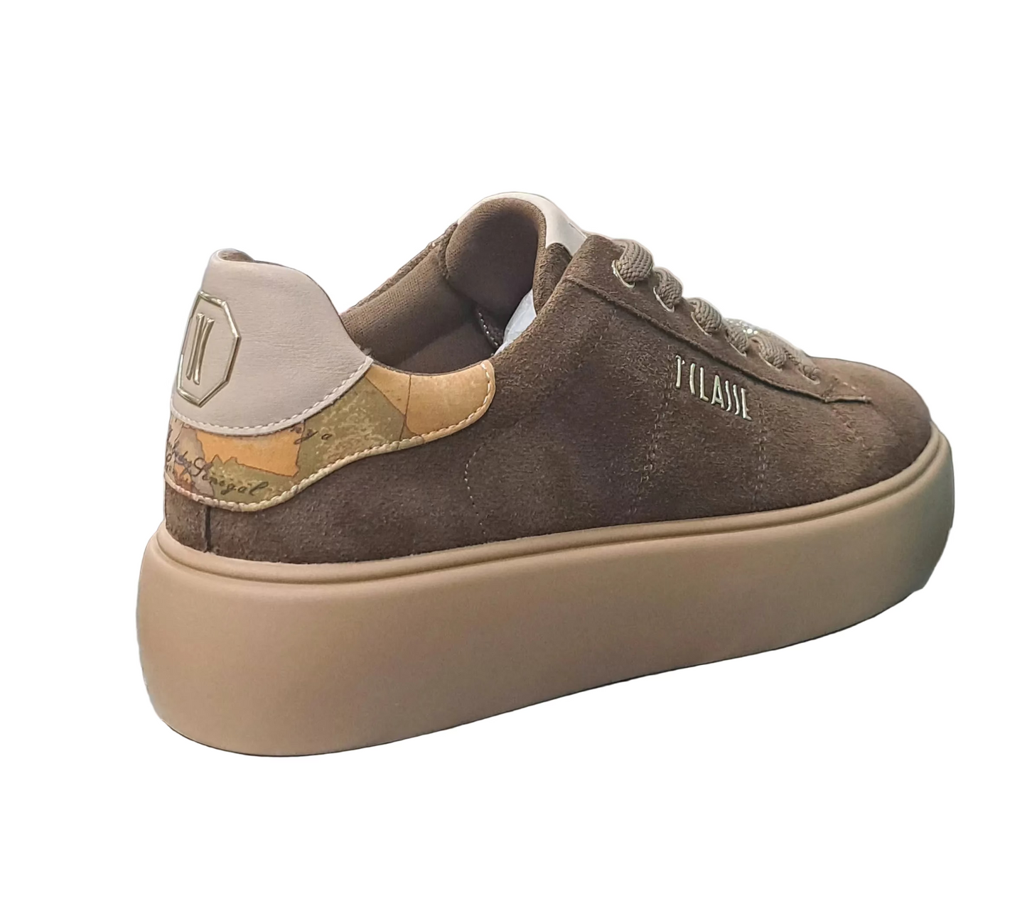 SNEAKERS ALVIERO MARTINI PELLE DARK BROWN
