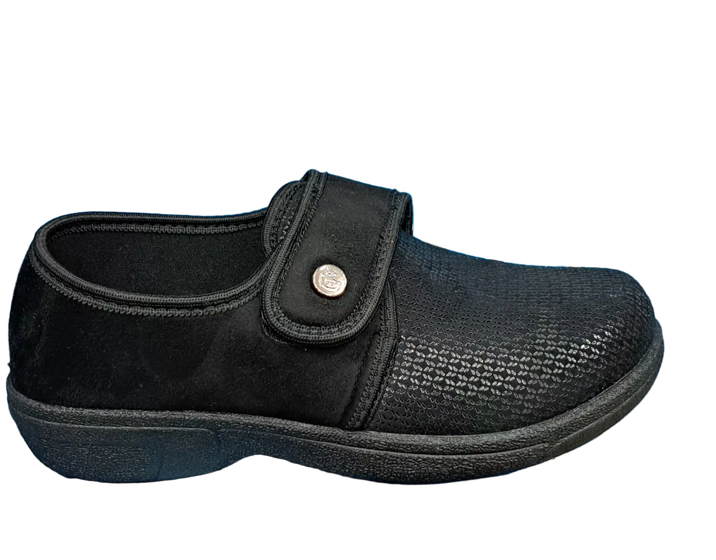 PANTOFOLE SCARPA TESSUTO CLIAWALK NERO