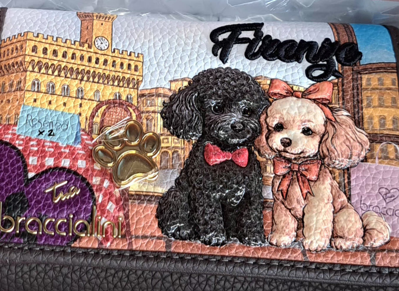 PORTAFOGLI CONTINENTAL BRACCIALINI CARTOLINE FIRENZE MEDIO