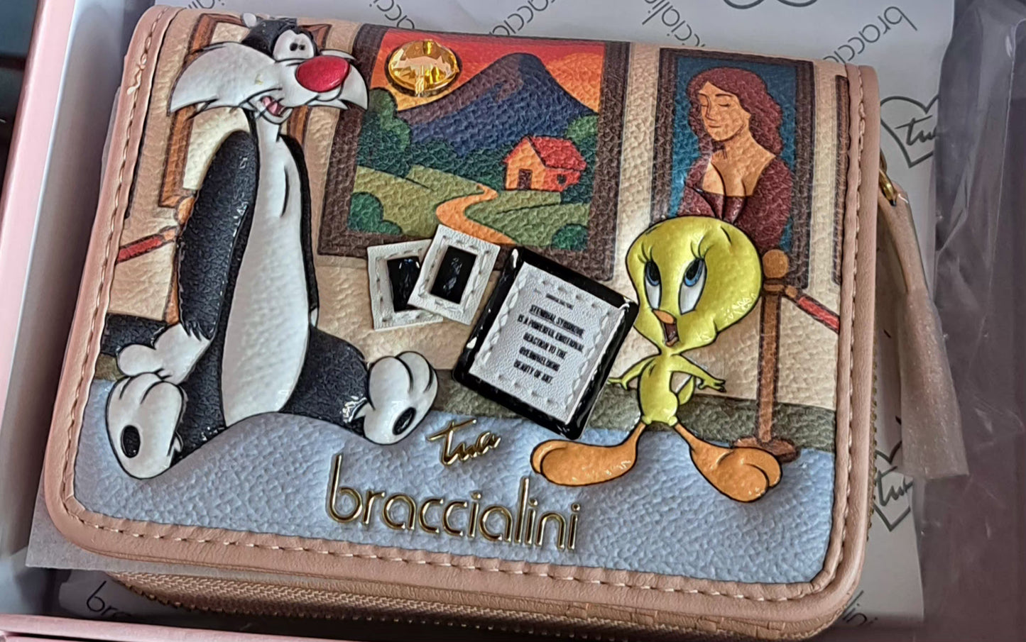PORTAFOGLI ALLROUND BRACCIALINI LOONEY TUNES PICCOLO