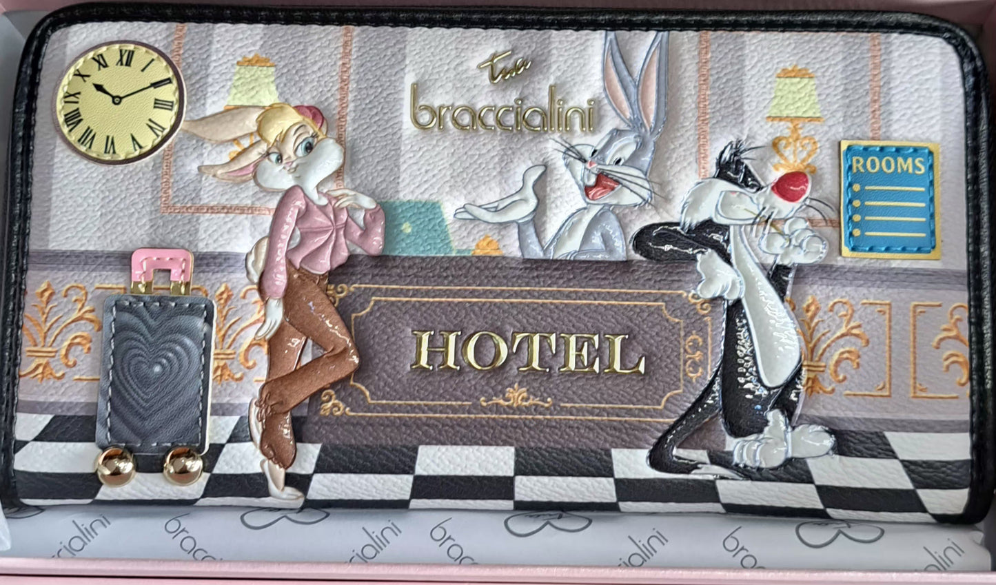 PORTAFOGLI ALLROUND BRACCIALINI LOONEY TUNES GRANDE