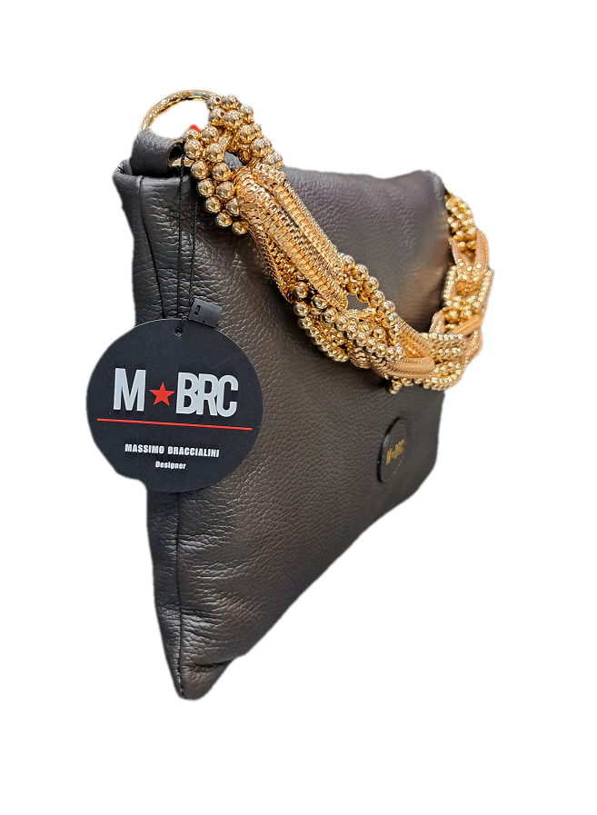 BORSE A SPALLE TRESOR M*BRC MARRONE MEDIA
