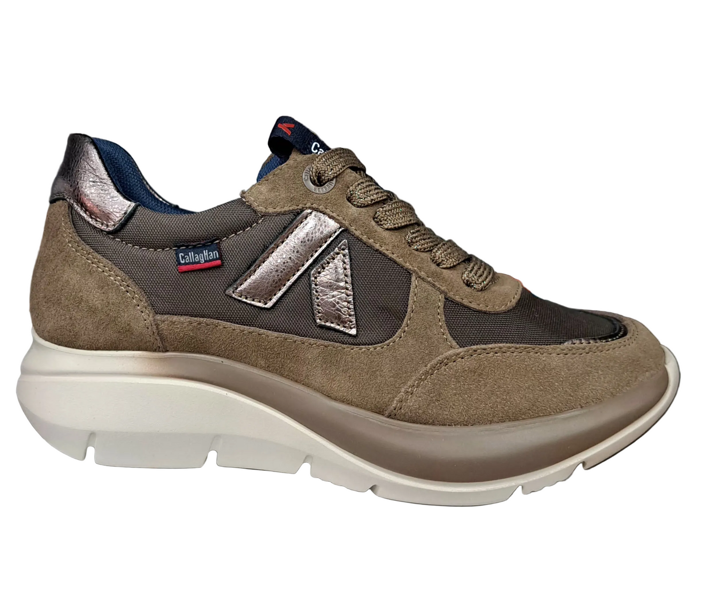 SNEAKERS ALGORITMO PELLE CALLAGHAN BEIGE