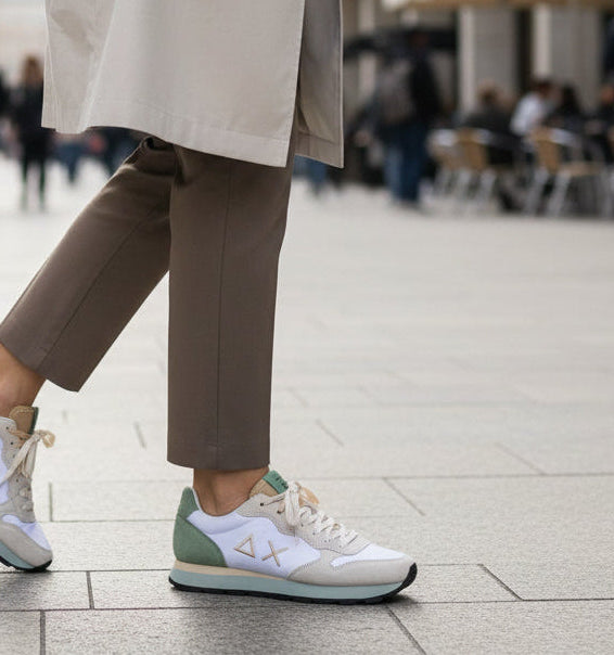 SNEAKERS TOM MULTICOLOR SUN68 BIANCA VERDE