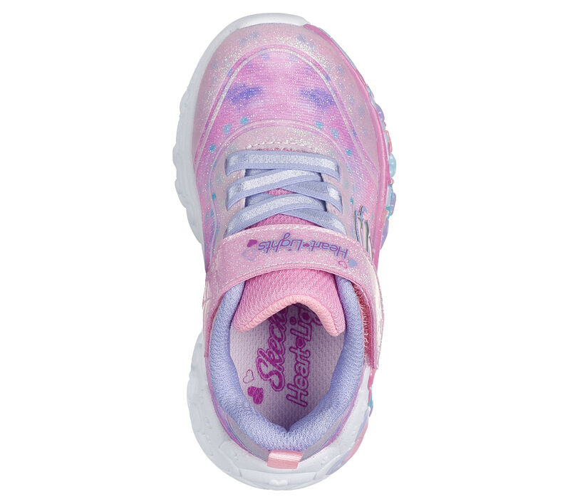 SNEAKERS BAMBINA SKECHERS S-LIGHT ETERNAL HEART LIGHT PINK