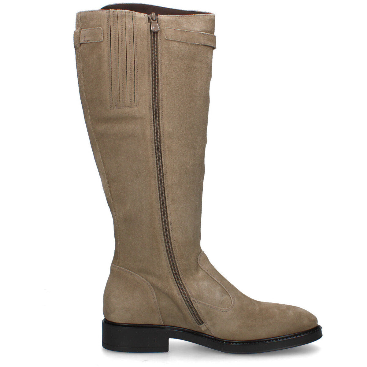 STIVALI SUEDE NEROGIARDINI FIBBIA DECORATIVA ARGILLA