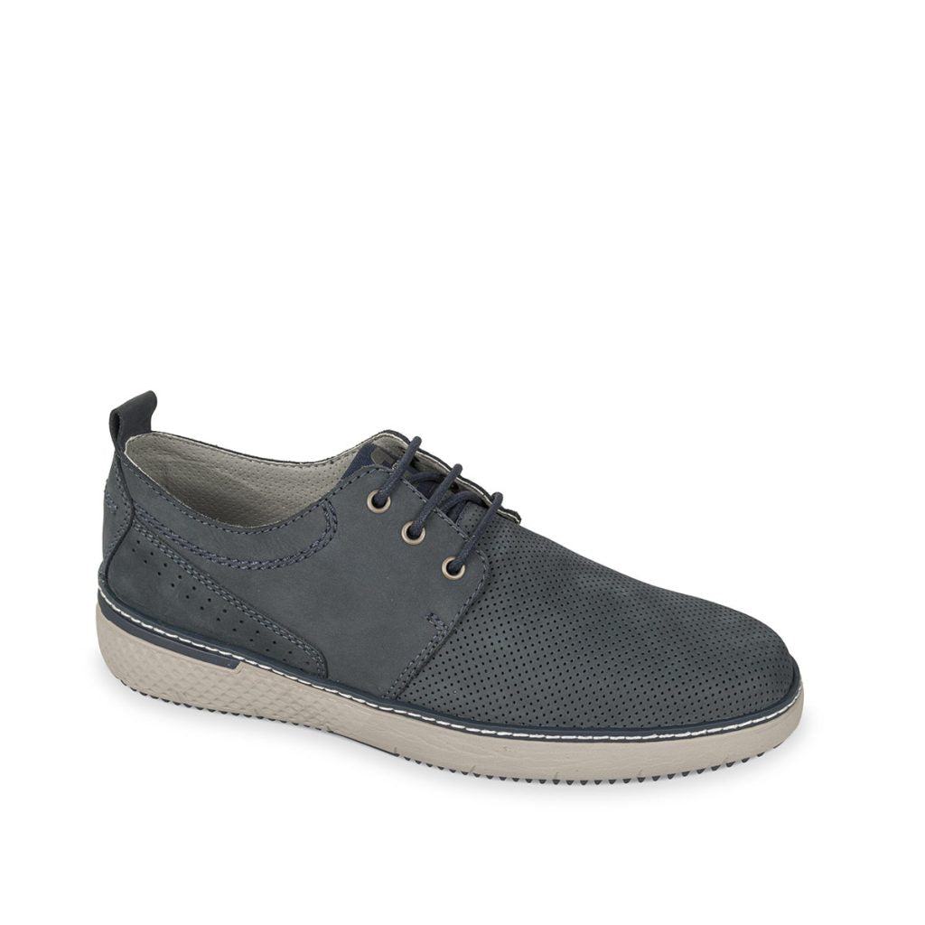 SNEAKERS NABUK MORBIDO BLU