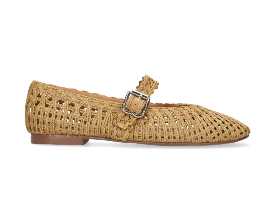 BALLERINE HAZEL BIBI LOU INTRECCIATO NATURAL