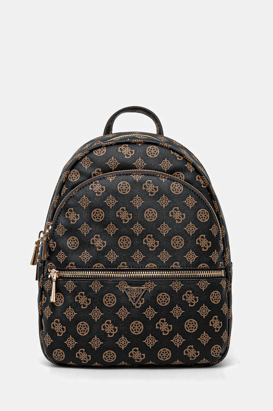 ZAINI MANHATTAN II GUESS LOGO ALL OVER MOCHA