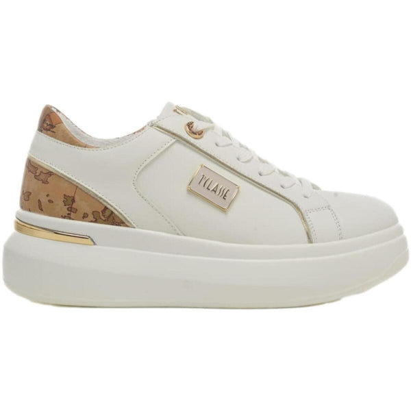 SNEAKERS BIANCA LOGO PLACCHETTA