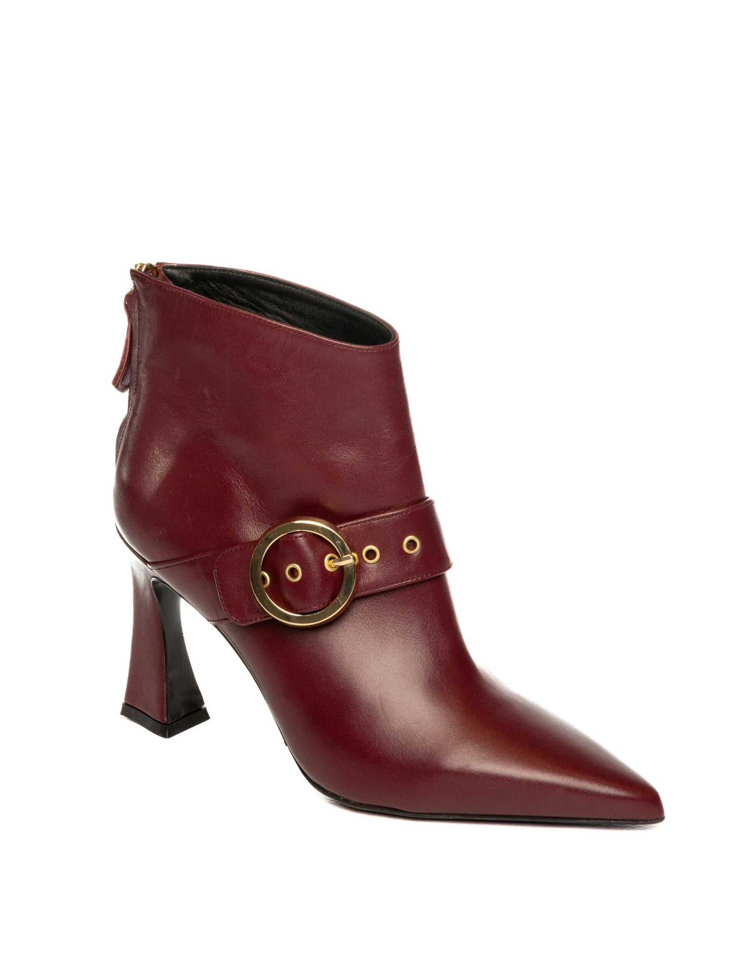 STIVALETTI BORDEAUX ALBANO MAXI FIBBIA