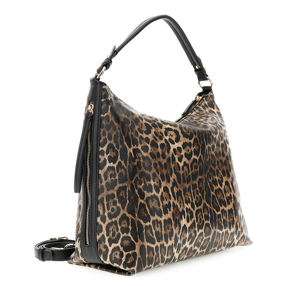 BORSE A SPALLA CAFENOIR ANIMALIER