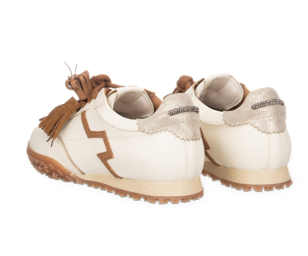 SNEAKERS PELLE GIO+ LATTE CHARMS CAGNOLINO