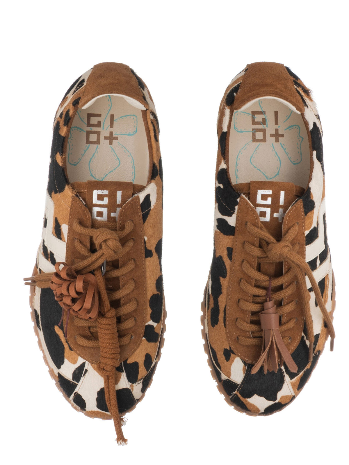 SNEAKERS PELLE GIO+ EFFETTO MACULATO
