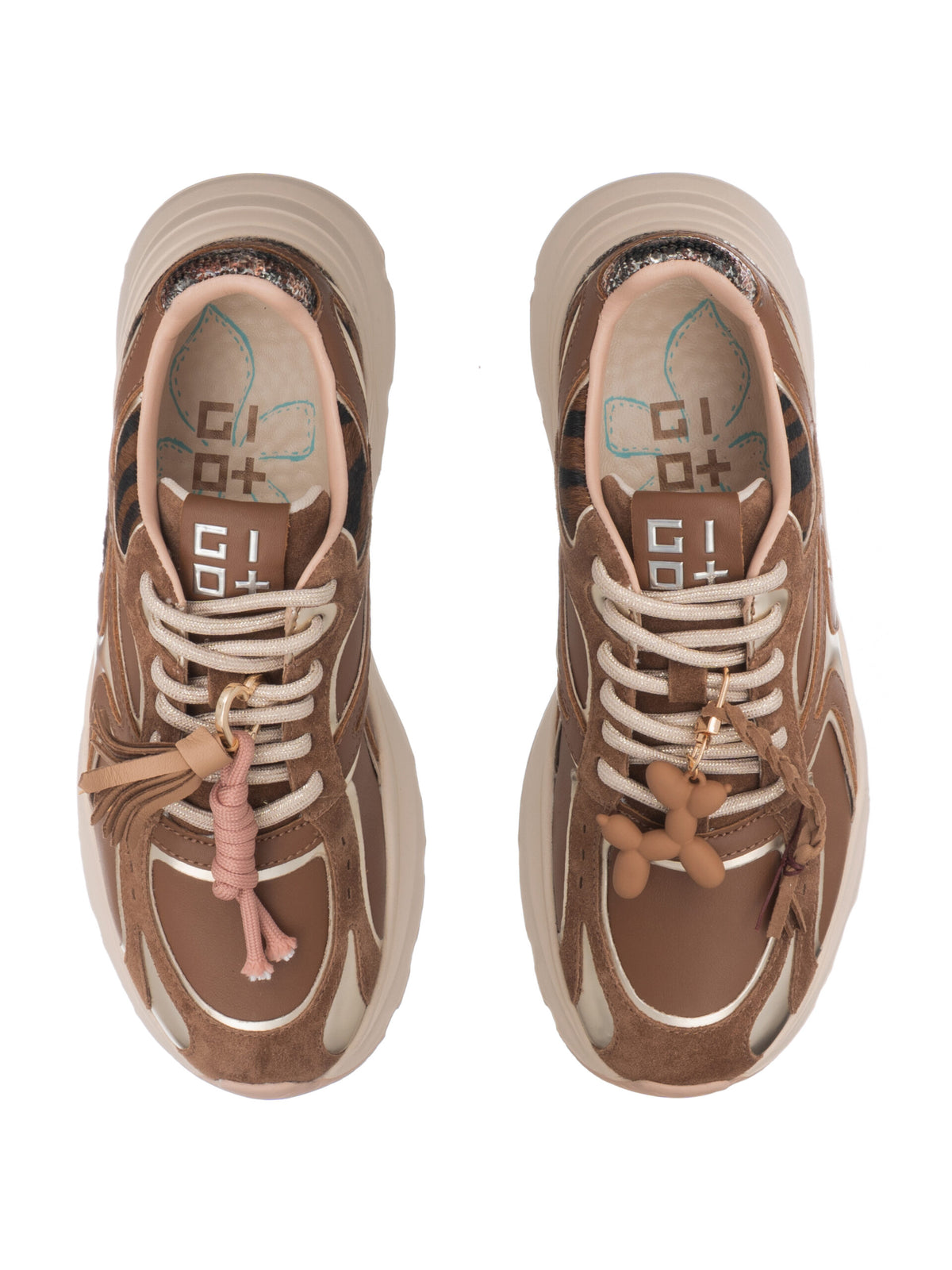 SNEAKERS PELLE DALIA GIO+ PELLE MARRONE