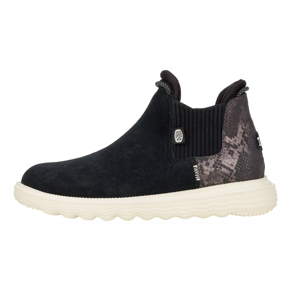 STIVALETTI BRANSON W SUEDE NOVELTY HEY DUDE NERO