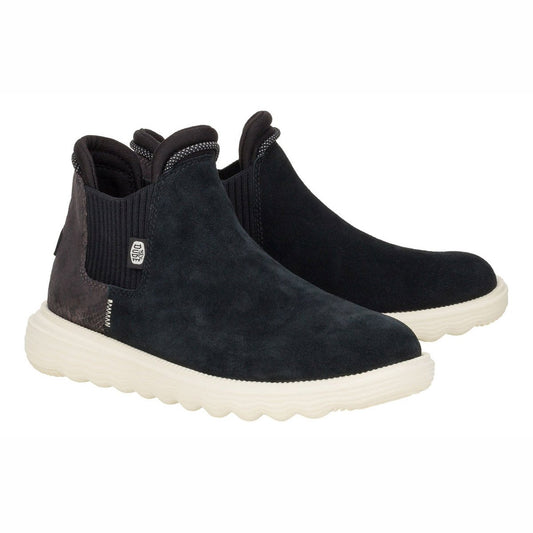 STIVALETTI BRANSON W SUEDE NOVELTY HEY DUDE NERO