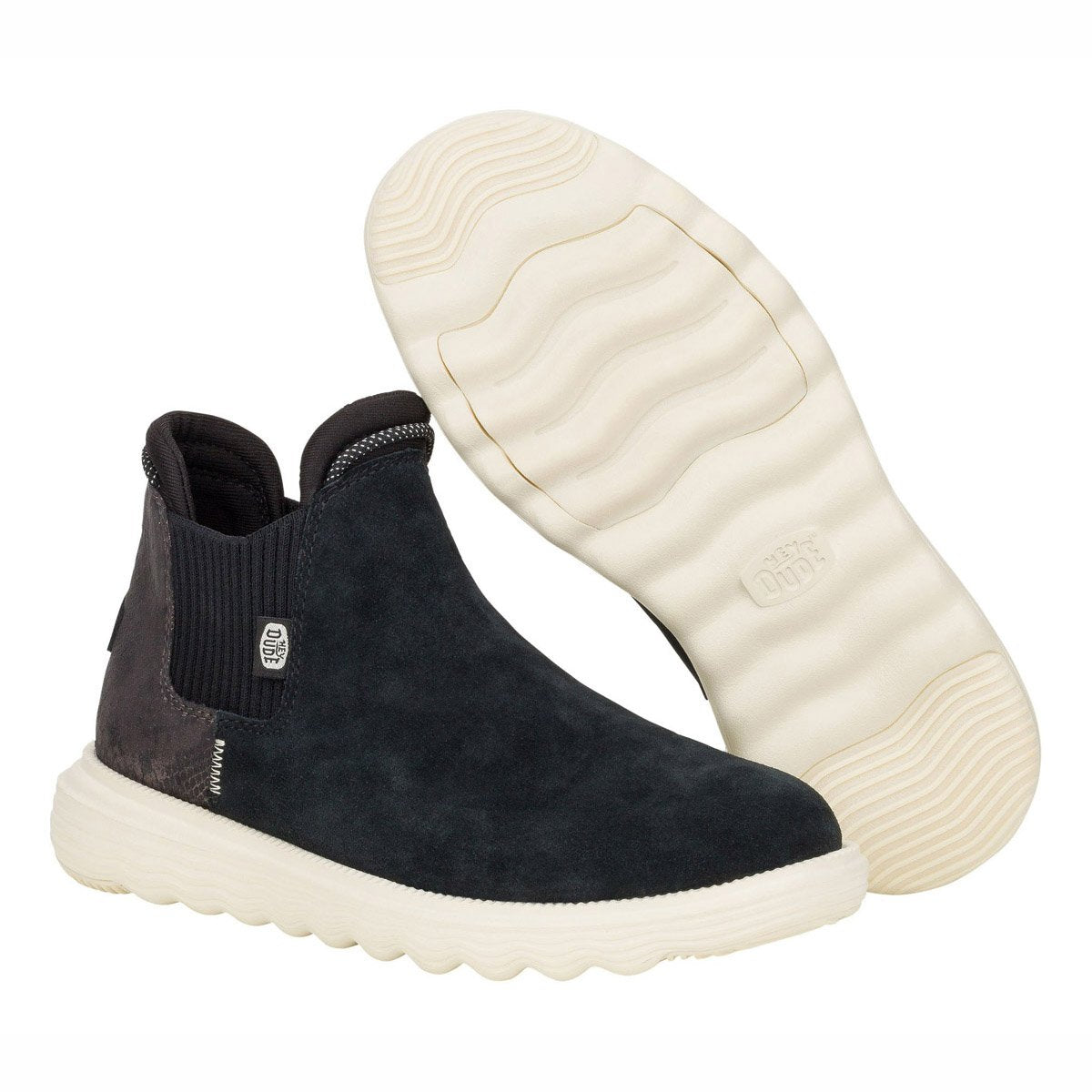 STIVALETTI BRANSON W SUEDE NOVELTY HEY DUDE NERO