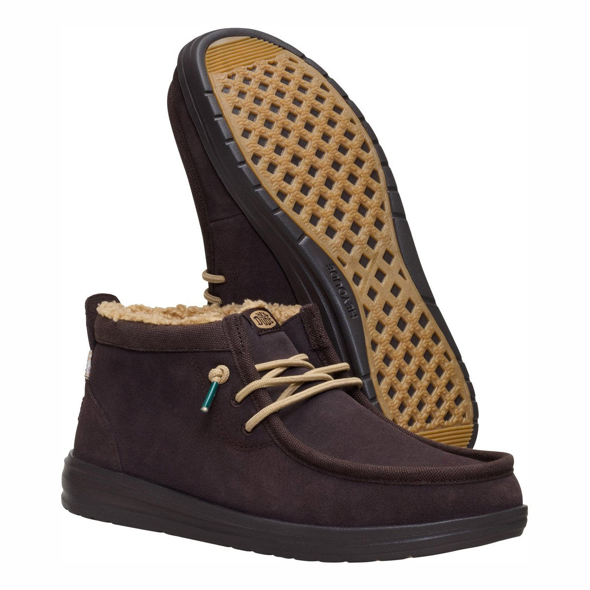 SCARPONCINI WALLEY MID GRIPR WARMTH HEYDUDE BROWN