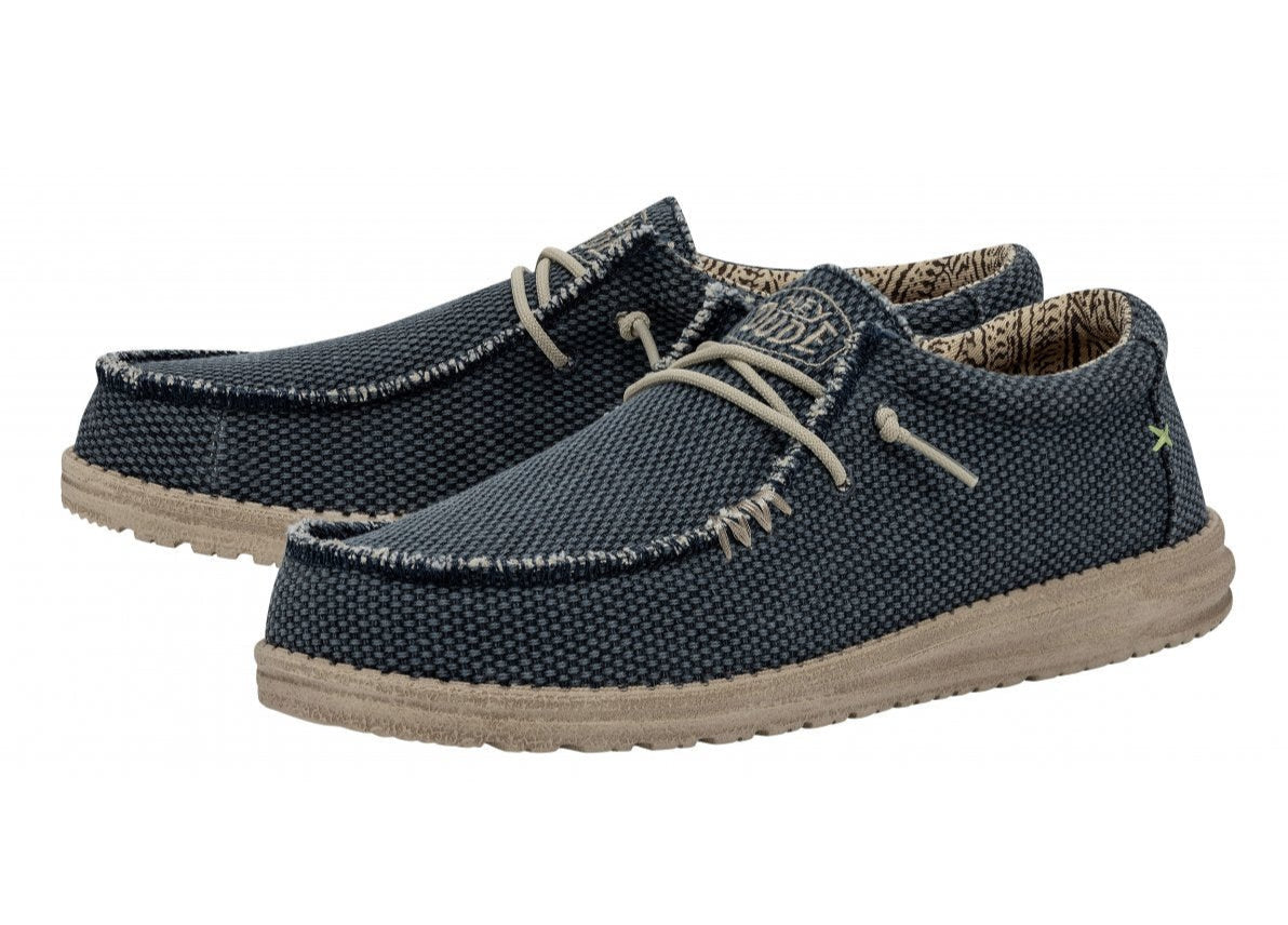 MOCASSINI WALLY BRAIDED HEY DUDE BLUE NIGHT