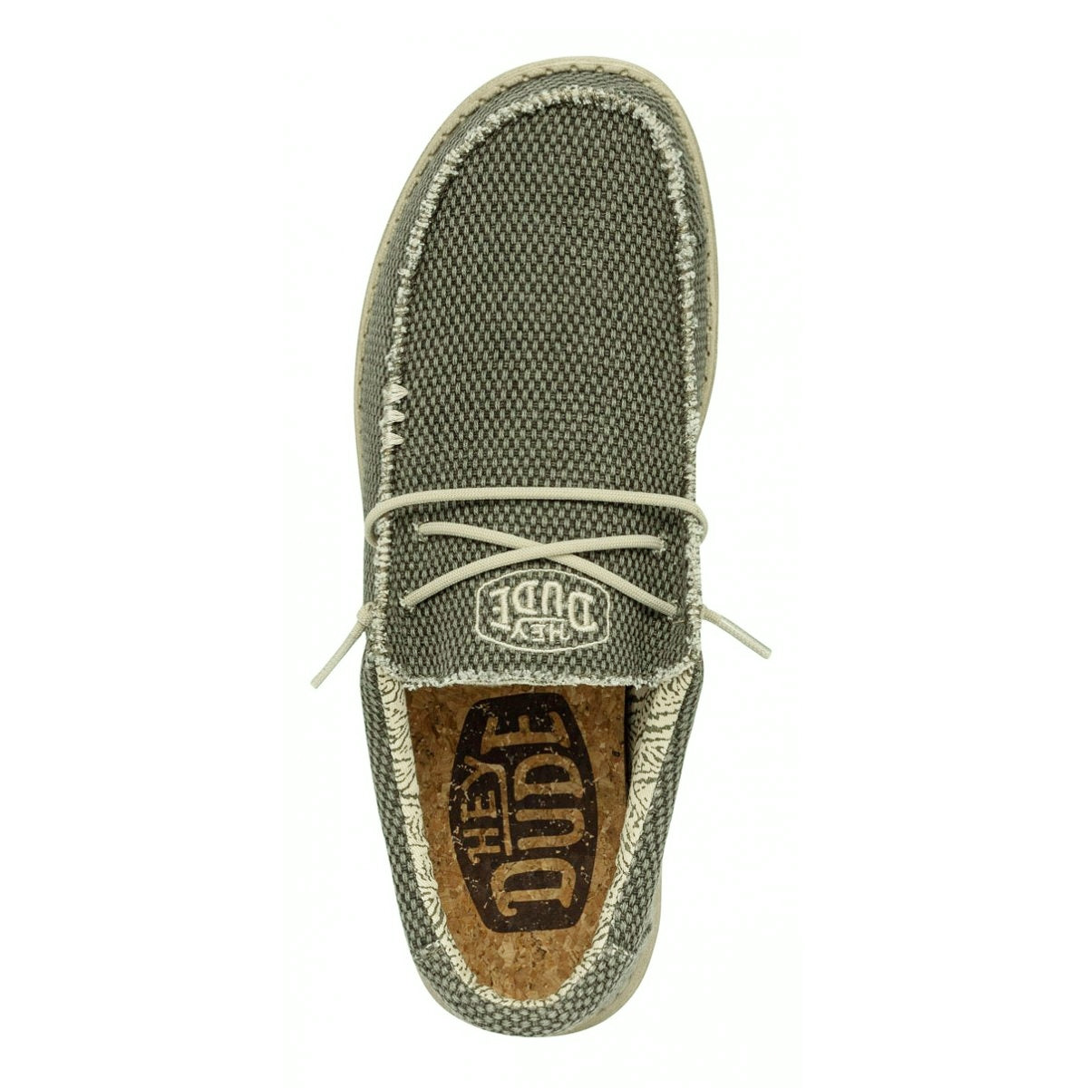 MOCASSINI WALLY BRAIDED HEY DUDE ARMY